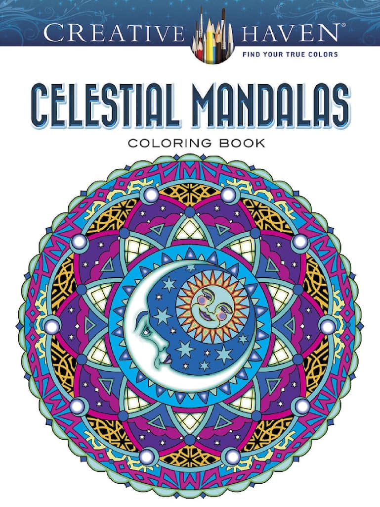 Download Creative Haven Celestial Mandalas Coloring Book